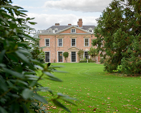 Sotterley Estate through bushes